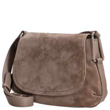 Coccinelle Rebekka Suede - Umhängetasche 27 cm (warm taupe) - Markenkoffer