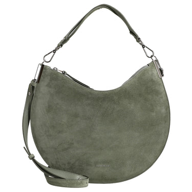Coccinelle Sunup Suede - Schultertasche L 38 cm (greenery) - Markenkoffer