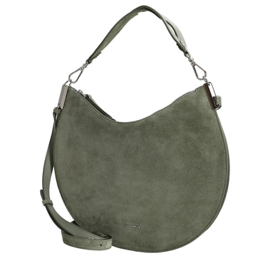 Coccinelle Sunup Suede - Schultertasche L 38 cm (greenery) - Markenkoffer