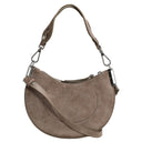 Coccinelle Sunup Suede - Schultertasche S 24 cm (warm taupe) - Markenkoffer
