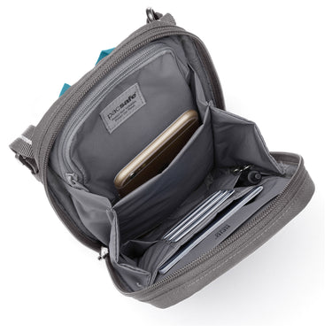pacsafe RFIDsafe Tech Crossbody - Umhängetasche 22 cm (stone) - Ansicht 6