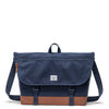 Herschel Cove Messenger - Sac bandoulière 16" 38 cm (navy/saddle brown)