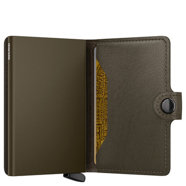 Secrid Miniwallet Emboss Lines - Kreditkartenetui 6cc 10.2 cm RFID (cedar+)