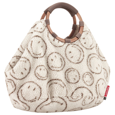 reisenthel shopping loopbag hobo - Einkaufstasche mit Bügel 63.5 cm (smiley teddy chocolate) - Ansicht 2