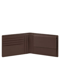 Piquadro Akron - Portefeuille Homme 4cc 13 cm (marron foncé)