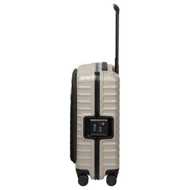 TITAN OVERSEAS - 4-Rollen-Kabinentrolley S 55/23cm mit Vortasche (moonstone grey, 55 cm (Vortasche)) - Ansicht 3
