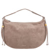 Coccinelle Thess Suede Bim - Shoulder Bag 45 cm (warm taupe)