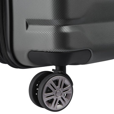 Delsey Paris Air Armour - 4 - Rollen - Trolley M 68 cm erw. (schwarz) - Markenkoffer