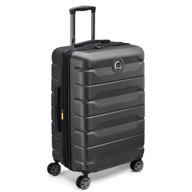 Delsey Paris Air Armour - 4 - Rollen - Trolley M 68 cm erw. (schwarz) - Markenkoffer