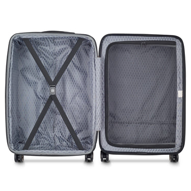 Delsey Paris Air Armour - 4 - Rollen - Trolley M 68 cm erw. (schwarz) - Markenkoffer