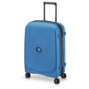 Delsey Paris Belmont Plus Slim Line - 4 - Rollen - Kabinentrolley recycelt 55 cm (zink blau) - Markenkoffer