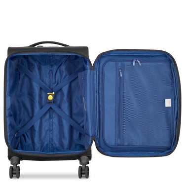 Delsey Paris Brochant 3 - 4 - Rollen - Kabinentrolley S 55 cm erw. (tief schwarz) - Markenkoffer