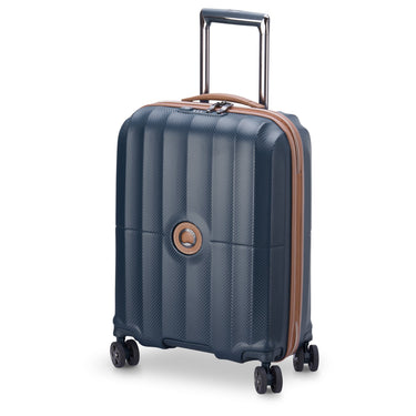 Delsey Paris Carrousel - 4 - Rollen - Kabinentrolley Slim line 55 cm (marineblau) - Markenkoffer