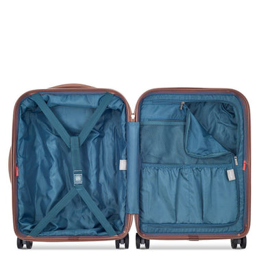 Delsey Paris Carrousel - 4 - Rollen - Kabinentrolley Slim line 55 cm (Platin) - Markenkoffer