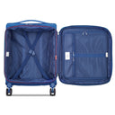Delsey Paris Montmartre Air 2.0 - 4 - Rollen - Kabinentrolley Slim Line S 55 cm (Farbe: blau) - Markenkoffer