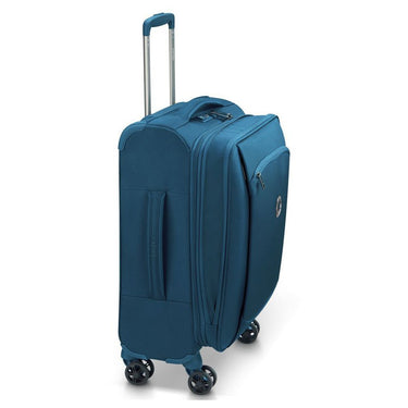 Delsey Paris Montmatre Air 2.0 - 4 - Rollen - Kabinentrolley S 55 cm erw. (blau) - Markenkoffer