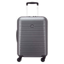 Delsey Paris Segur 2.0 - 4 - Rollen - Kabinentrolley Slim Line S 55 cm (grau) - Markenkoffer