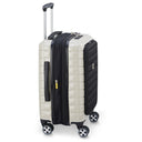 Delsey Paris Shadow 5.0 - 4 - Rollen - Kabinentrolley mit Vordertasche S 55 cm erw. USB (elfenbein) - Markenkoffer