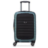 Delsey Paris Shadow 5.0 - 4 - Rollen - Kabinentrolley mit Vordertasche S 55 cm erw. USB (grün) - Markenkoffer