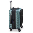 Delsey Paris Shadow 5.0 - 4 - Rollen - Kabinentrolley mit Vordertasche S 55 cm erw. USB (grün) - Markenkoffer