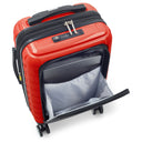 Delsey Paris Shadow 5.0 - 4 - Rollen - Kabinentrolley mit Vordertasche S 55 cm erw. USB (intensives rot) - Markenkoffer