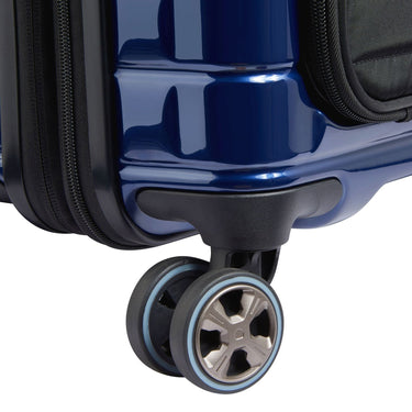 Delsey Paris Shadow 5.0 - 4 - Rollen - Kabinentrolley mit Vordertasche S 55 cm erw. USB (marineblau) - Markenkoffer