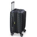 Delsey Paris Shadow 5.0 - 4-Rollen-Kabinentrolley mit Vordertasche S 55 cm erw. USB (schwarz) - Ansicht 3