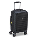 Delsey Paris Shadow 5.0 - 4-Rollen-Kabinentrolley mit Vordertasche S 55 cm erw. USB (schwarz) - Ansicht 2
