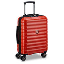 Delsey Paris Shadow 5.0 - 4 - Rollen - Kabinentrolley Slim Line USB 55 cm (rot) - Markenkoffer