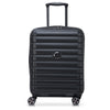 Delsey Paris Shadow 5.0 - Trolley cabine 4 roues Slim Line USB 55 cm (noir)