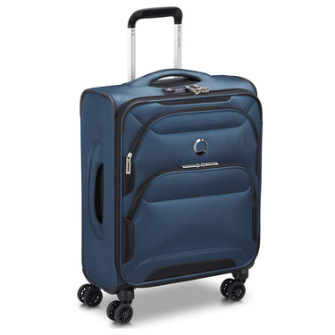 Delsey Paris Sky Max 2.0 Slim Line - 4 - Rollen - Kabinentrolley 55 cm (blau) - Markenkoffer