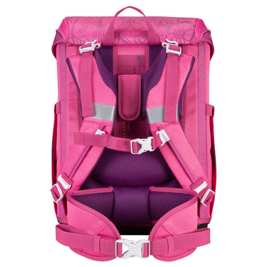 DerDieDas ErgoFlex Easy Exclusive ECO - Schulranzen Set 5tlg. 950g (Pink Planet) - Markenkoffer