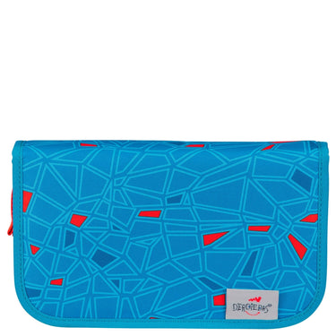 DerDieDas ErgoFlex Easy Exklusiv Superflash - Schulranzen Set 5 tlg. 950g (Blue Ice) - Markenkoffer