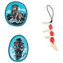 DerDieDas ErgoFlex Easy Exklusiv Superflash - Schulranzen Set 5 tlg. 950g (Blue Ice) - Markenkoffer