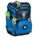DerDieDas ErgoFlex Easy Exklusiv Superflash - Schulranzen Set 5 tlg. 950g (Blue Robot) - Markenkoffer