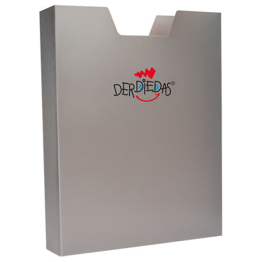 DerDieDas ErgoFlex Easy Exklusiv Superflash - Schulranzen Set 5 tlg. 950g (Blue Robot) - Markenkoffer