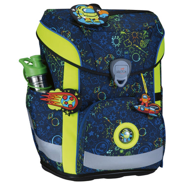 DerDieDas ErgoFlex Easy - Schulranzen Set 5tlg. 950 g (Neon Crazy) - Markenkoffer