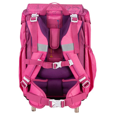 DerDieDas ErgoFlex Exklusiv ECO - Schulranzen Set 5tlg. 800g (Pink Planet) - Markenkoffer