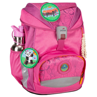 DerDieDas ErgoFlex Exklusiv ECO - Schulranzen Set 5tlg. 800g (Pink Planet) - Markenkoffer
