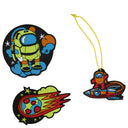 DerDieDas ErgoFlex Light - Schulranzen Set 5tlg. 800g (Neon Crazy) - Markenkoffer