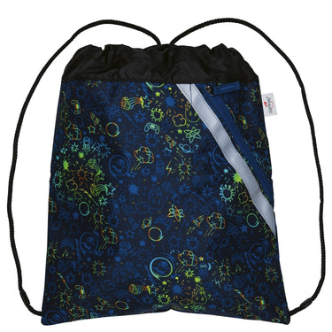 DerDieDas ErgoFlex Light - Schulranzen Set 5tlg. 800g (Neon Crazy) - Markenkoffer