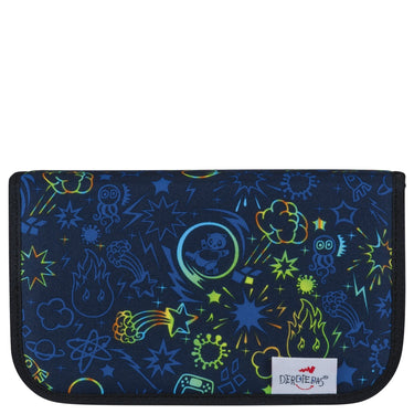 DerDieDas ErgoFlex Light - Schulranzen Set 5tlg. 800g (Neon Crazy) - Markenkoffer