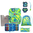 DerDieDas ErgoFlex Superflash Exklusiv Neon - Schulranzen Set 5tlg. 800g (Monster) - Markenkoffer