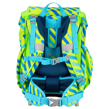 DerDieDas ErgoFlex Superflash Exklusiv Neon - Schulranzen Set 5tlg. 800g (Monster) - Markenkoffer