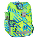 DerDieDas ErgoFlex Superflash Exklusiv Neon - Schulranzen Set 5tlg. 800g (Monster) - Markenkoffer