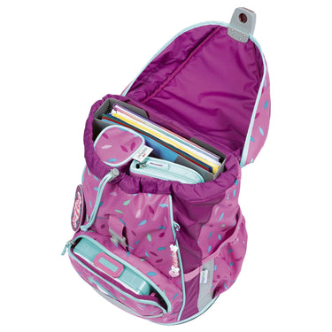 DerDieDas ErgoFlex Superlight - Schulrucksack Set 5tlg. 650g (Sweet Sprinkles) - Markenkoffer