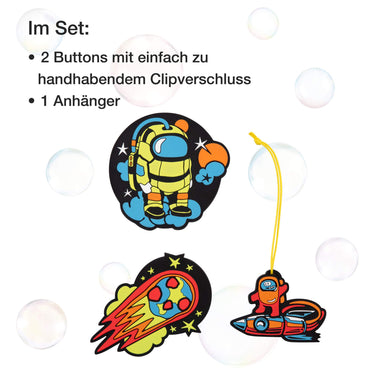 DerDieDas ErgoFlex Tiny Exklusiv LED - Schulranzen Set 5tlg. 900g (Crazy) - Markenkoffer