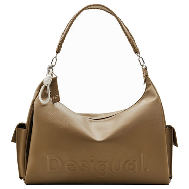 Desigual Half Logo 24 Kaki Brasilia - Schultertasche 40.5 cm (green) - Markenkoffer
