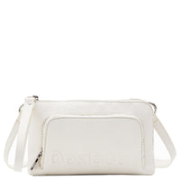 Desigual Half Logo 24 Lisa - Umhängetasche 20 cm (white) - Markenkoffer