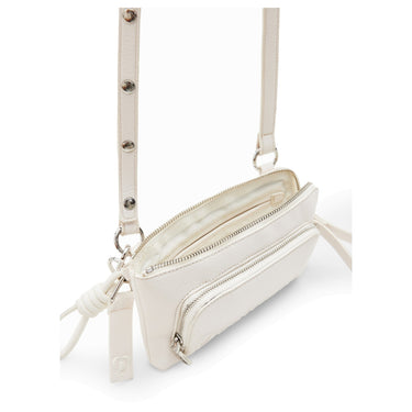 Desigual Half Logo 24 Lisa - Umhängetasche 20 cm (white) - Markenkoffer